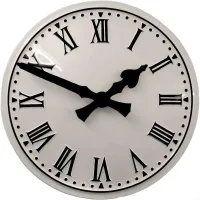 Ripon Outdoor Clock Service white dial